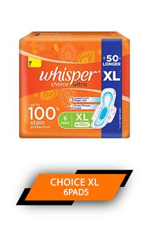 Whisper Choice Xl 6pads